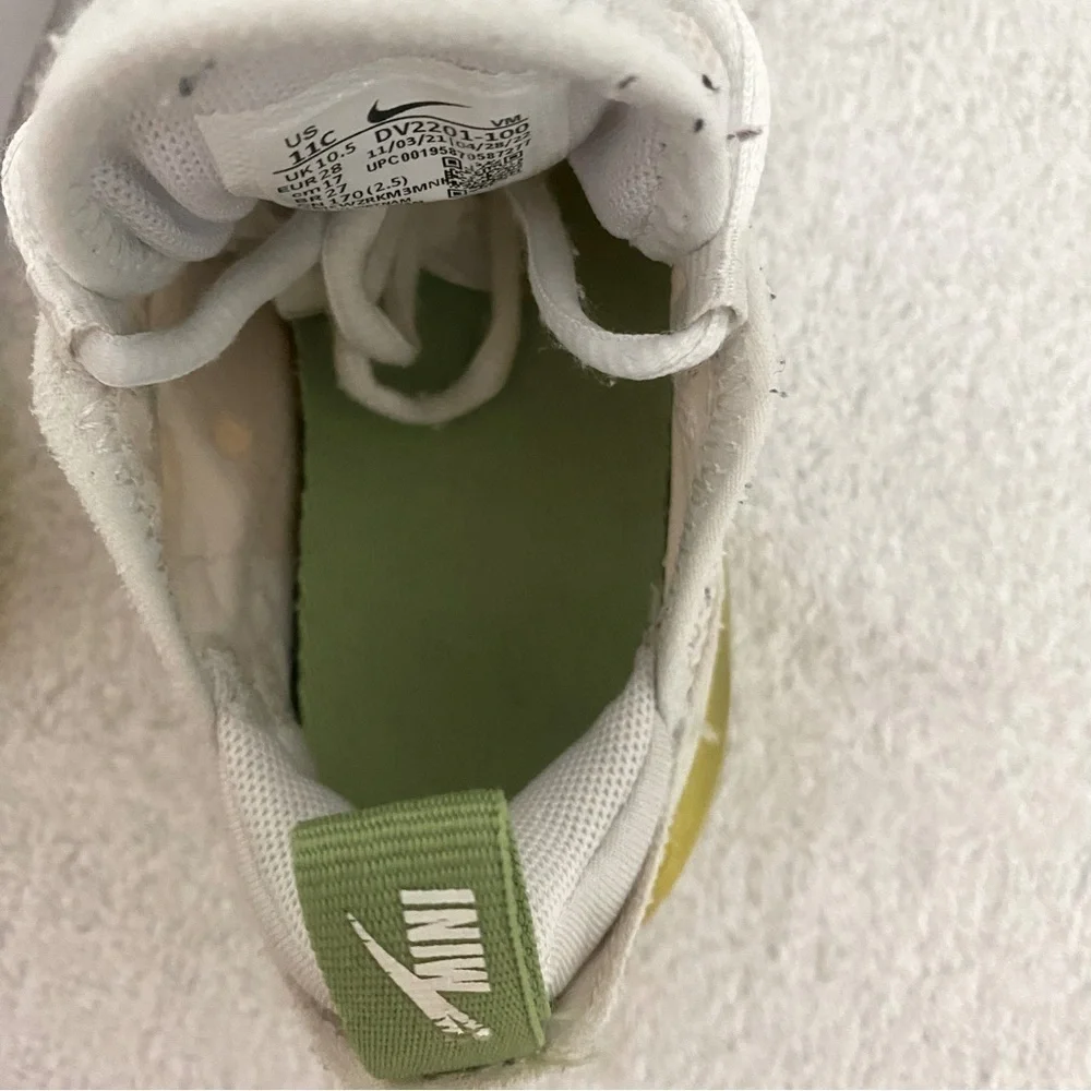Toddlers Nike Air Max 270 Mini Nike White Crimson Yellow [DV2201-100] Sz 11C